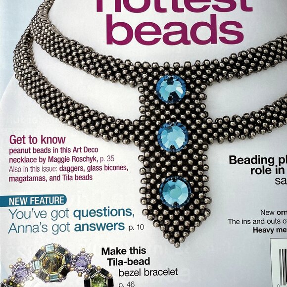 Bead & Button Magazine Jewelry Crafting Book u August 2011 Issue 104 - Picture 3 of 8
